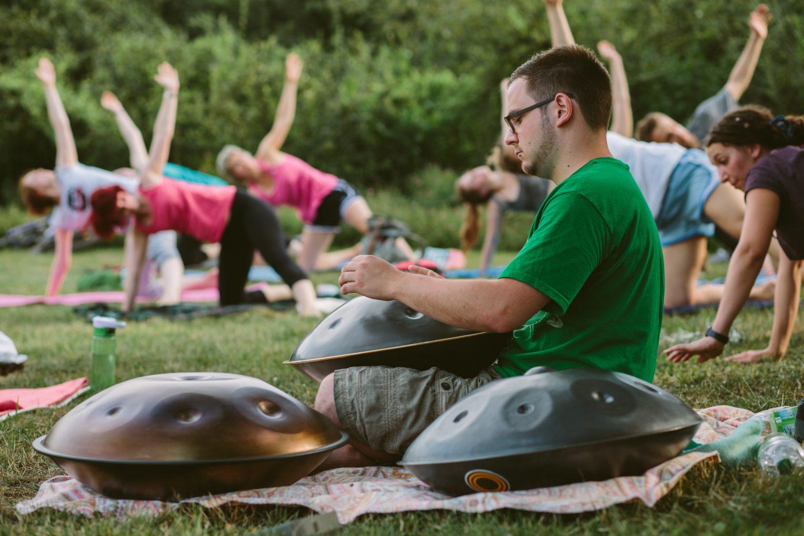 Yoga Klangkonzert im Luisenpark – July 2015 (Fotos)